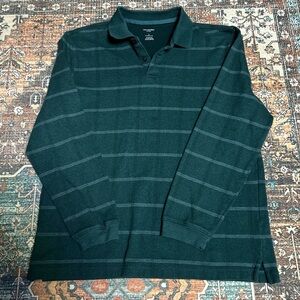 Van Heusen Green Casual Button Down Shirt